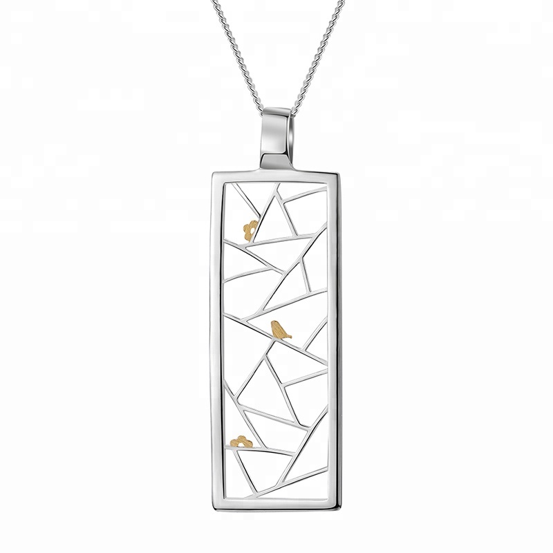 

Oriental Element silver custom pendant necklace