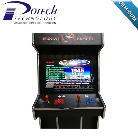 Upright Arcade Machine With Famous Game Mortal Kombat 2100 In 1