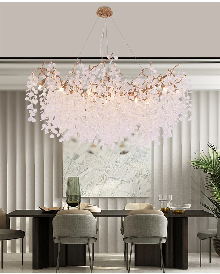 Modern living room lighting chandelier villa elegant decorative dining chandelier