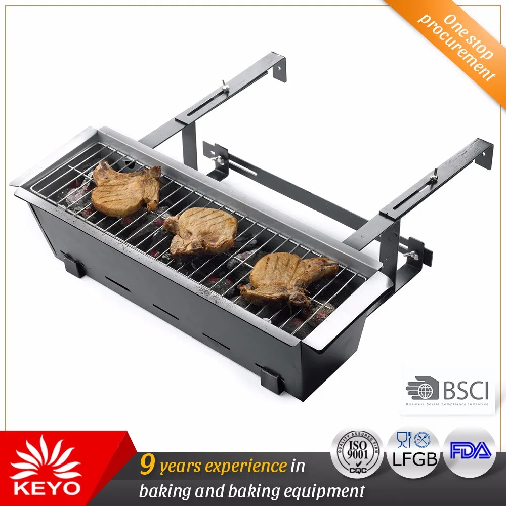 Cheap Hanging Balcony Adjustable Charcoal Bbq Grill Barbeque Grill