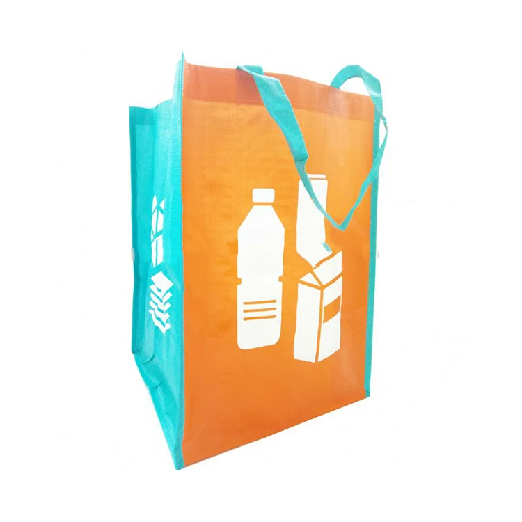 
New style carry shopping recyclable heat seal sack pp woven bag 