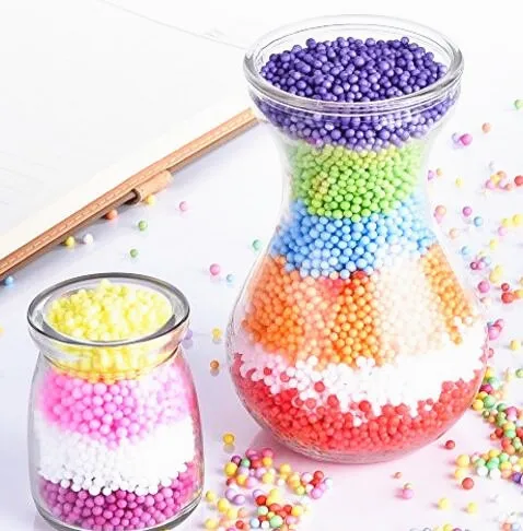 
Crystal Slime Making Kit With Fishbowl Beads Glitter Fruits Slices For Clay DIY Foam Beads Craft Toys 