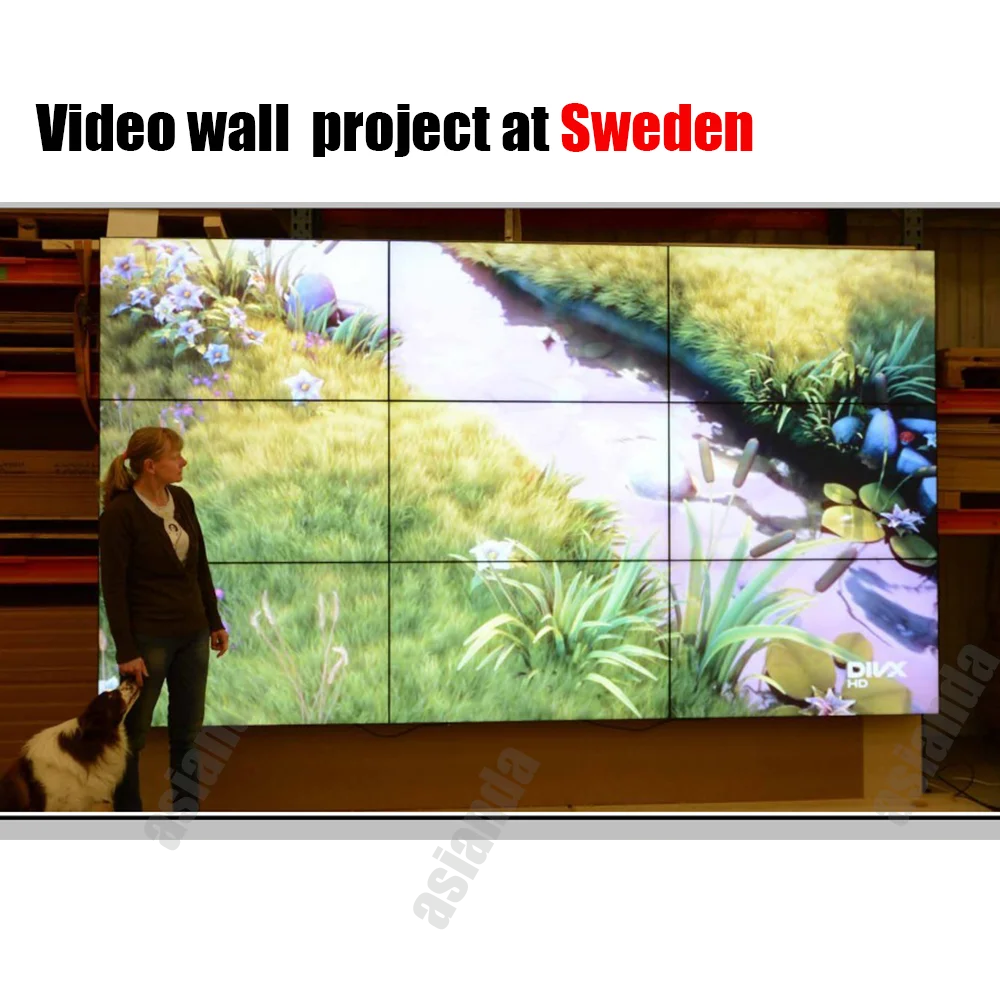 
55 inch 1080P Samsung or LG original panel LCD video wall for advertising 