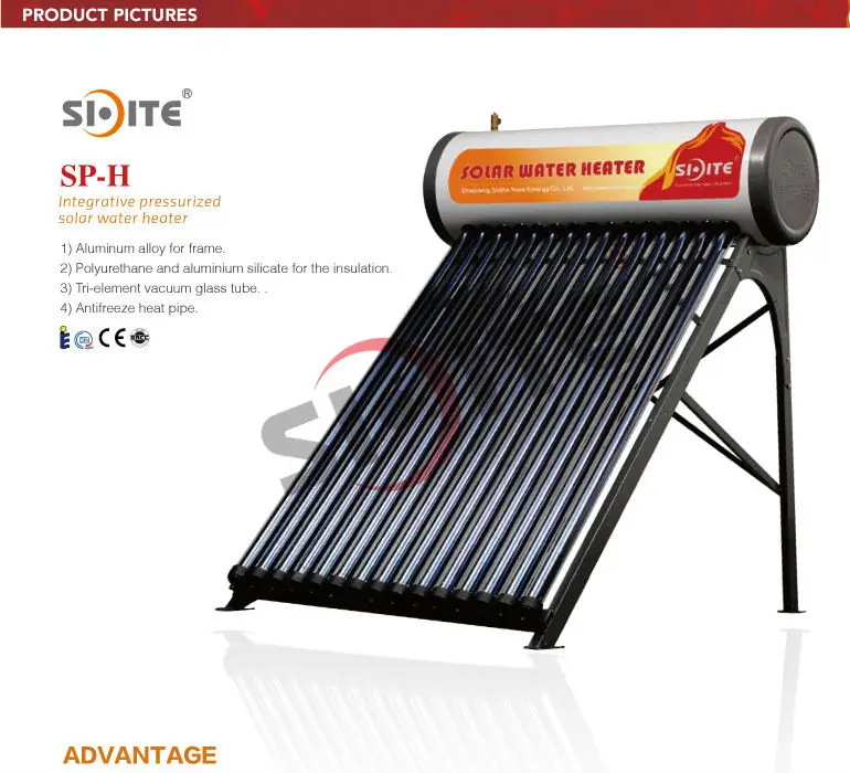 Galvanized Frame Compact Pressure Type Solar Water Heater Buy Solar
