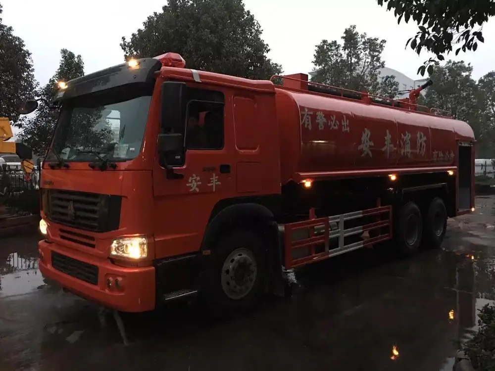 Sinotruk Howo 20000 Liter Forest Spray Water Tank Fire Fighting Truck