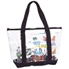 Wholesale Custom Waterproof Clear PVC Beach Towel Bag Transparent Plastic PVC Beach Bag