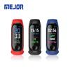 China hot selling fitness tracker heart M3 rubber sports wristband usb mobile accessories smart bracelet