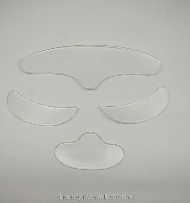 Silicone Chest and eyes and chin  Wrinkle pads