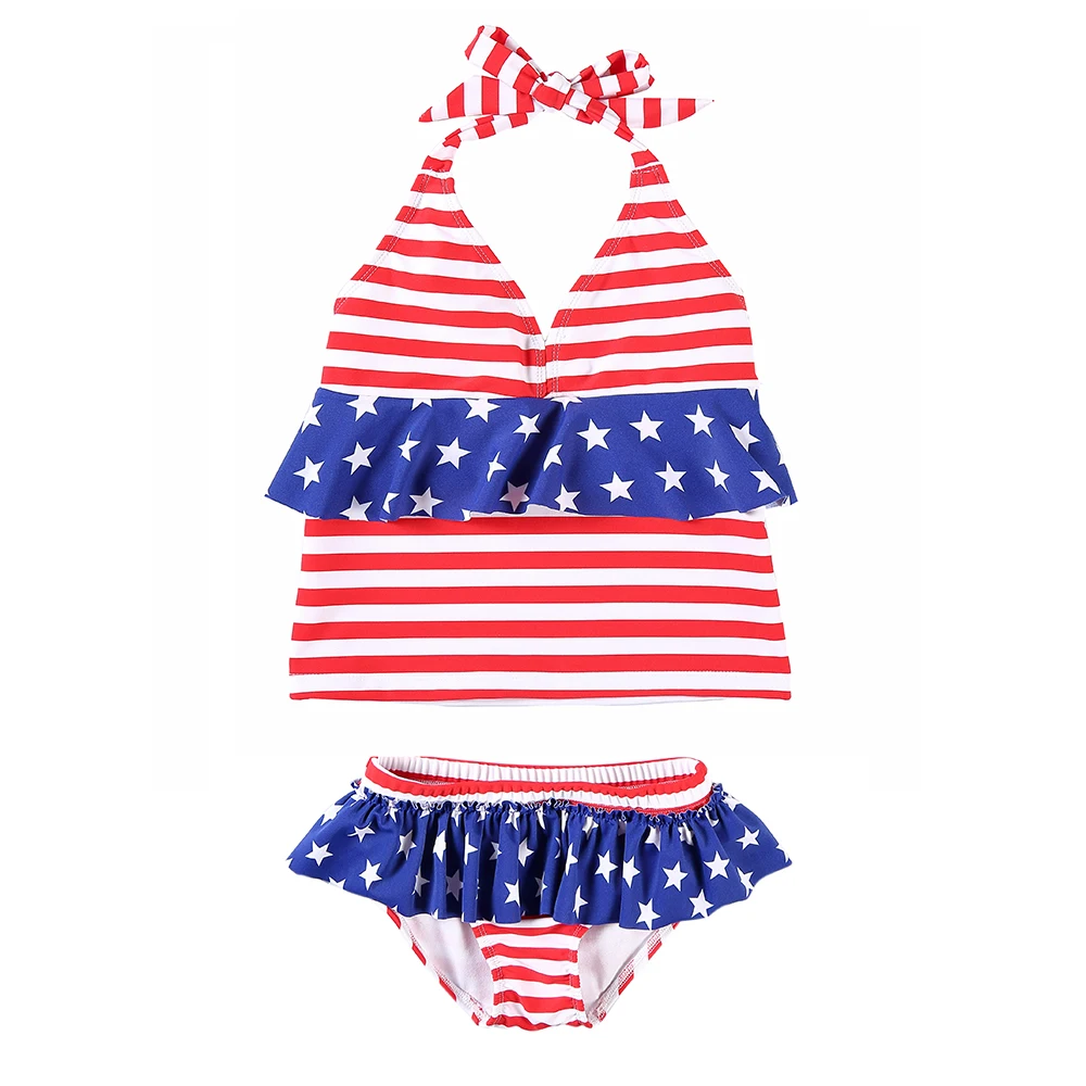 baby girl fourth of july bathing suit