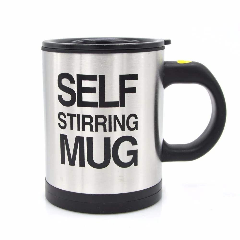 

Automatic Electric Stirring Coffee Mug, Double Layer Stainless Steel Self Stirring Auto Coffee Mugs Self Mixing Cup for M