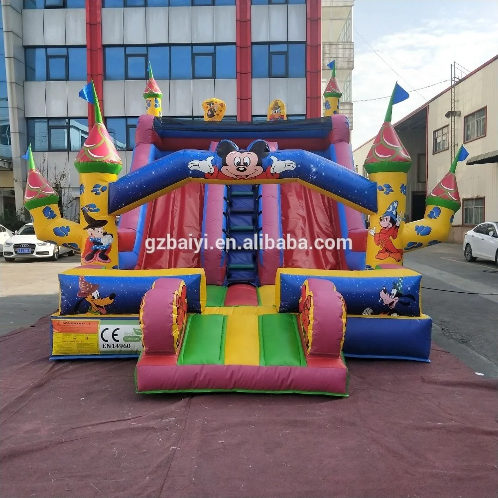 

Hot commercial inflatable Mickey slideMouse slide for sale, Multi-color or customized color