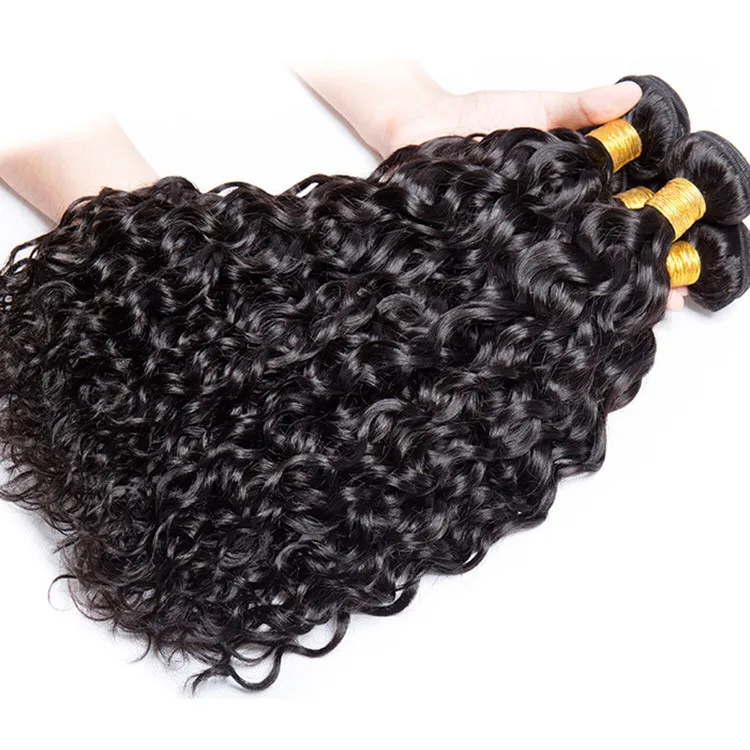 

5$ OFF high quality vietnam natural water wave hair extensions product for black women