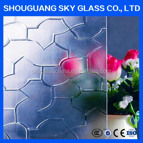 
5mm bronze and clear Nashiji,Malu Patterned art Glass for decoration 