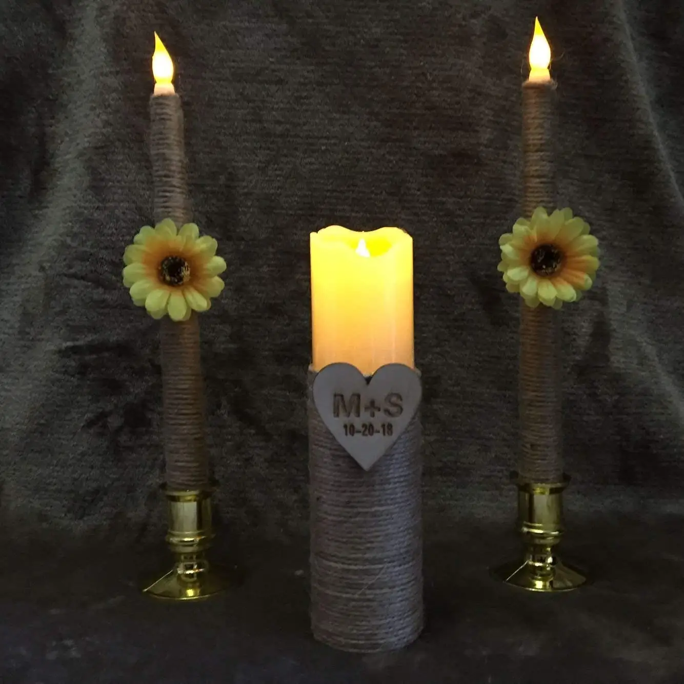 Wilton Graceful Wedding Day Collection Unity Candle and Taper Candles Set