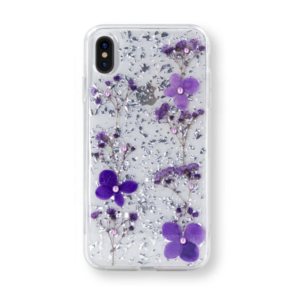 

Kavaro Crystal from Luxury Bling Genuine Flower Cell Phone Mobile Cover Phone Case for iPhone X/XS/XR/XS Max