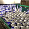 Automatic basket loading and unloading machine packing machine for cans bottles glasses