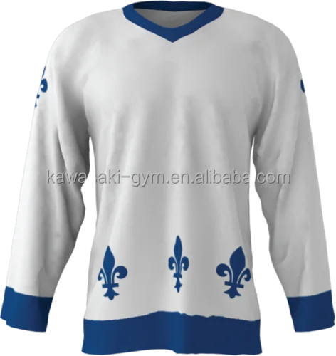 

Manufacture custom team number sublimation polyester ice hockey jersey, No color limit