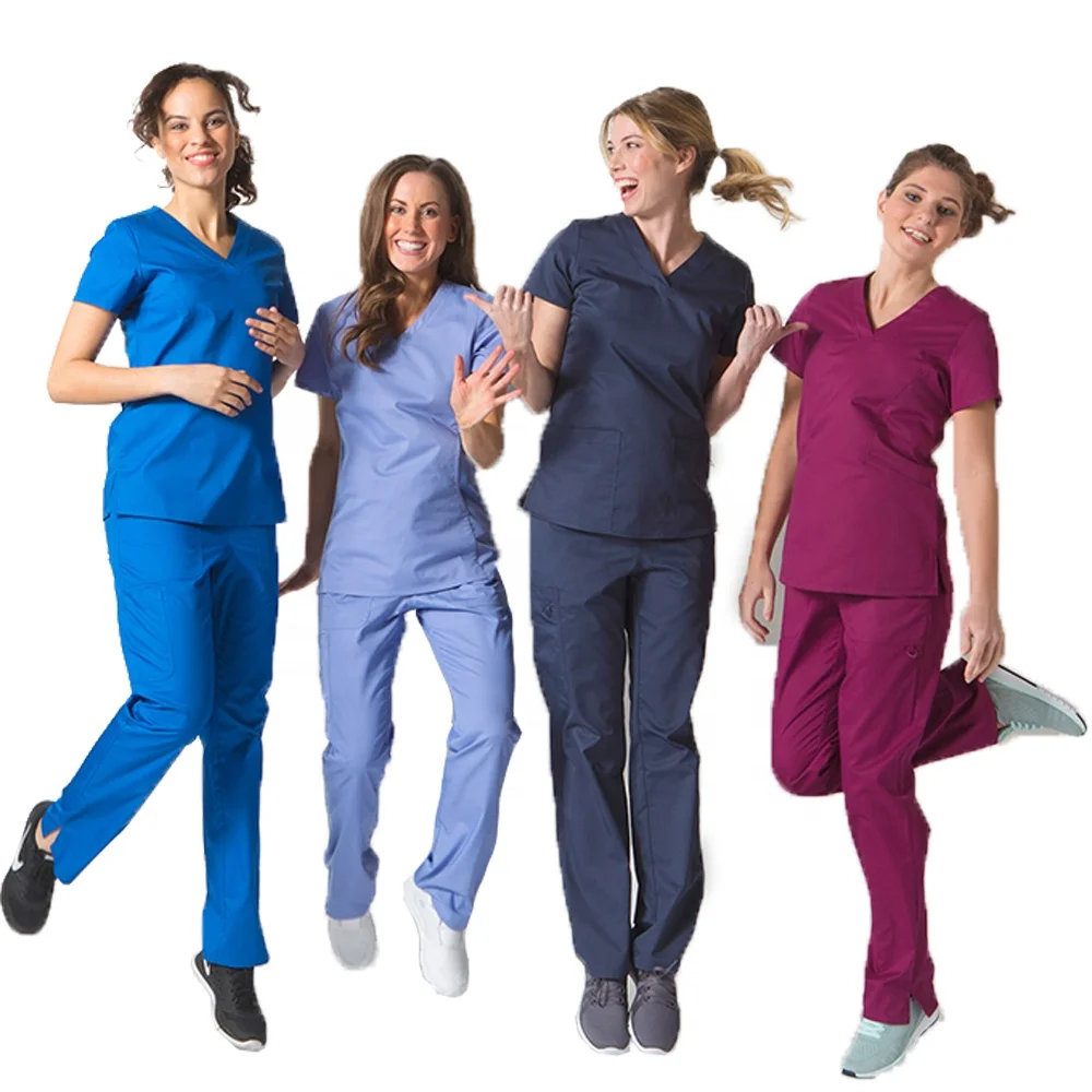Doctor Uniforms Medical Nursing Scrubs Uniform Scrub Sets Short Sleeve