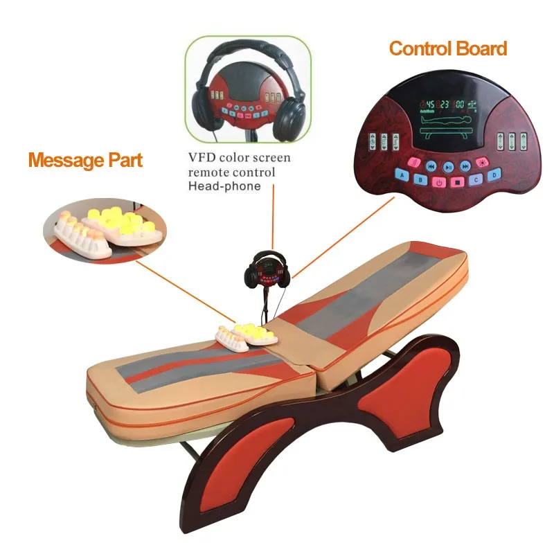  Korean Therapy Jade Roller Thermal Massage Bed