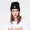 B&Y Simple Fashion Clothes Accessories Sticker Knitted Hat For Couple