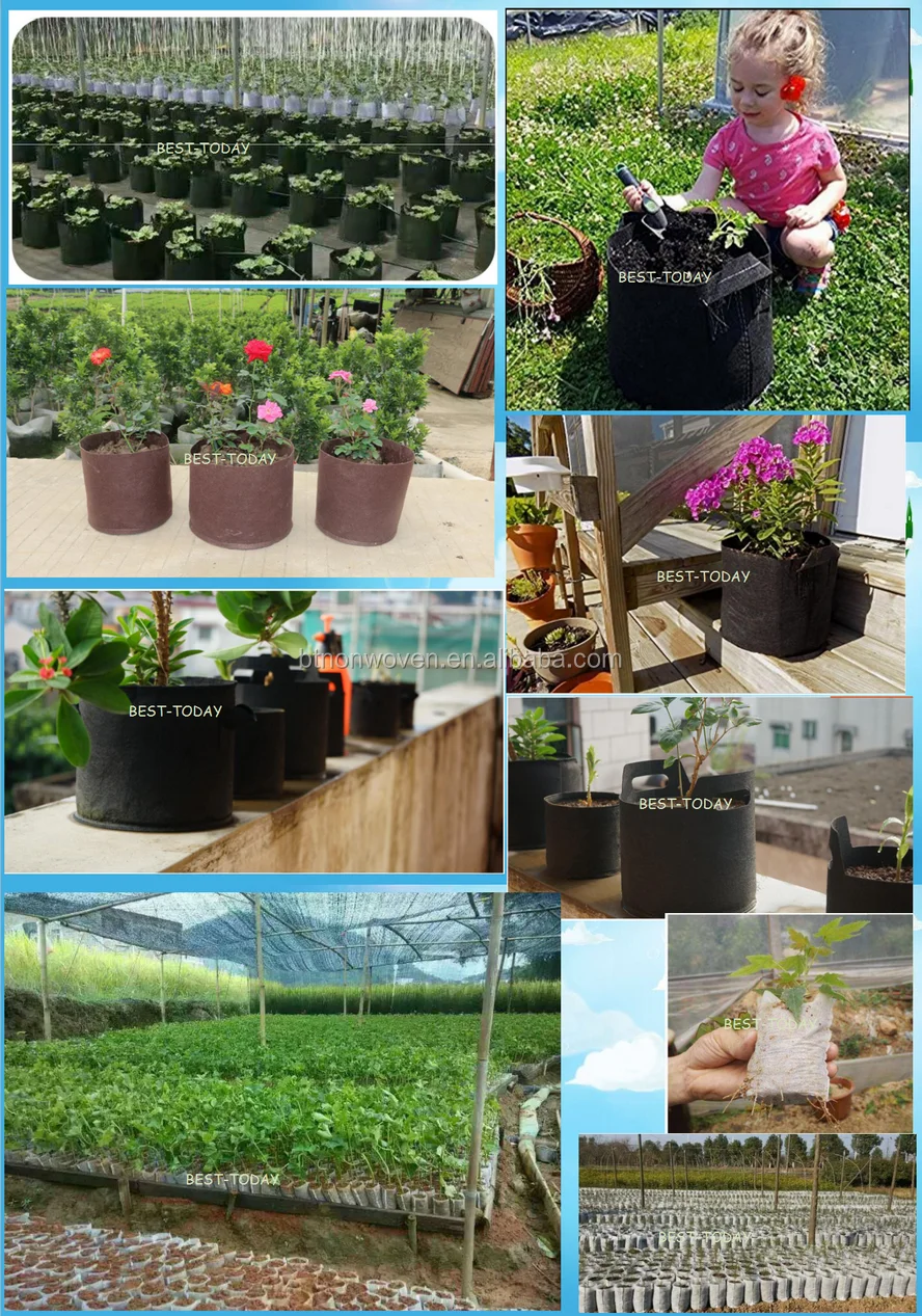 30 Gallon Durable Polypropylene Planting Grow Bag For Growing Potato