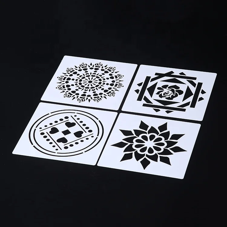 
Bendable Soft Plastic Reusable Template Stencil Spray Paint Mold 