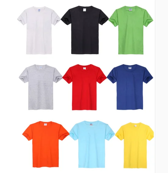 

Short Sleeve Shirt Fast Dry Sublimation Logo Customized Soft Round Neck Sports Cheap Cotton $1.3 Casual Shirts Covered Button, Total 25 colors