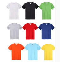 

$1.3 Cheap Cotton Fast Dry Sublimation Logo Customized Soft Round Neck Sports Short Sleeve Shirt