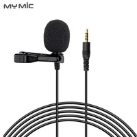 

New arrival LJ03 Omnidirectional condenser recording studio lavalier microphone mini lapel mic for smartphone laptop