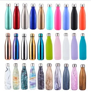 Image of Stainless Steel Insulated Bottle Vacuum Flask Double Wall Stainless Steel Thermos Cola Bottle
