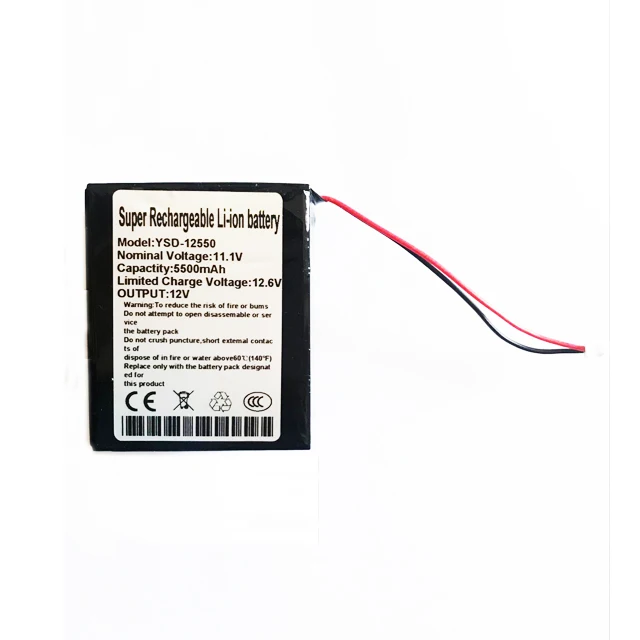 Small 12 Volt Li-ion Battery Rechargeable 12v 5500mah Li-ion Lithium ...