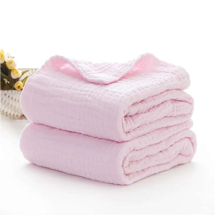 Breathable Muslin Blanket 6 Layer 100 Cotton Soft Baby Swaddle Blanket