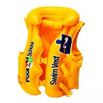 

Intex 58660 Yellow children inflatable Swim Vest Kids Life Jacket Inflatable Float