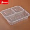 Disposable PP plastic compartment divided lunch box
