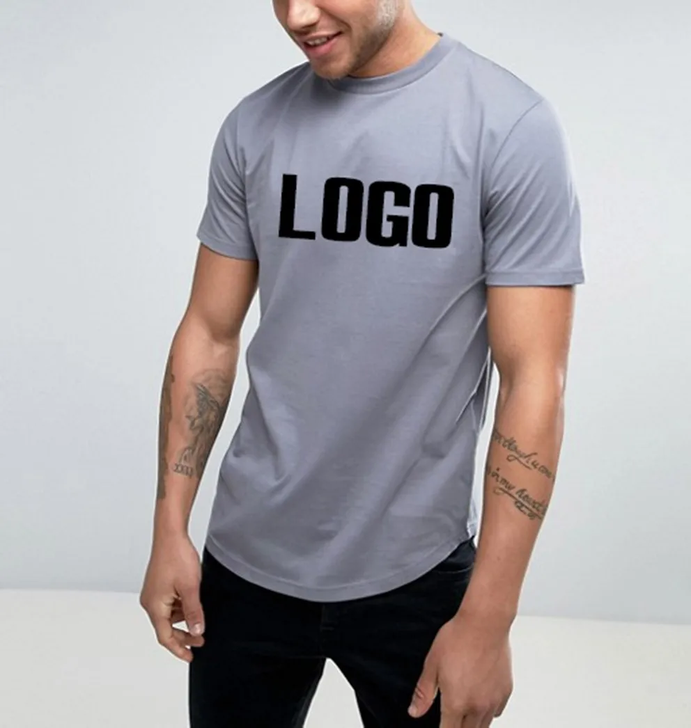 t shirts with curved hem