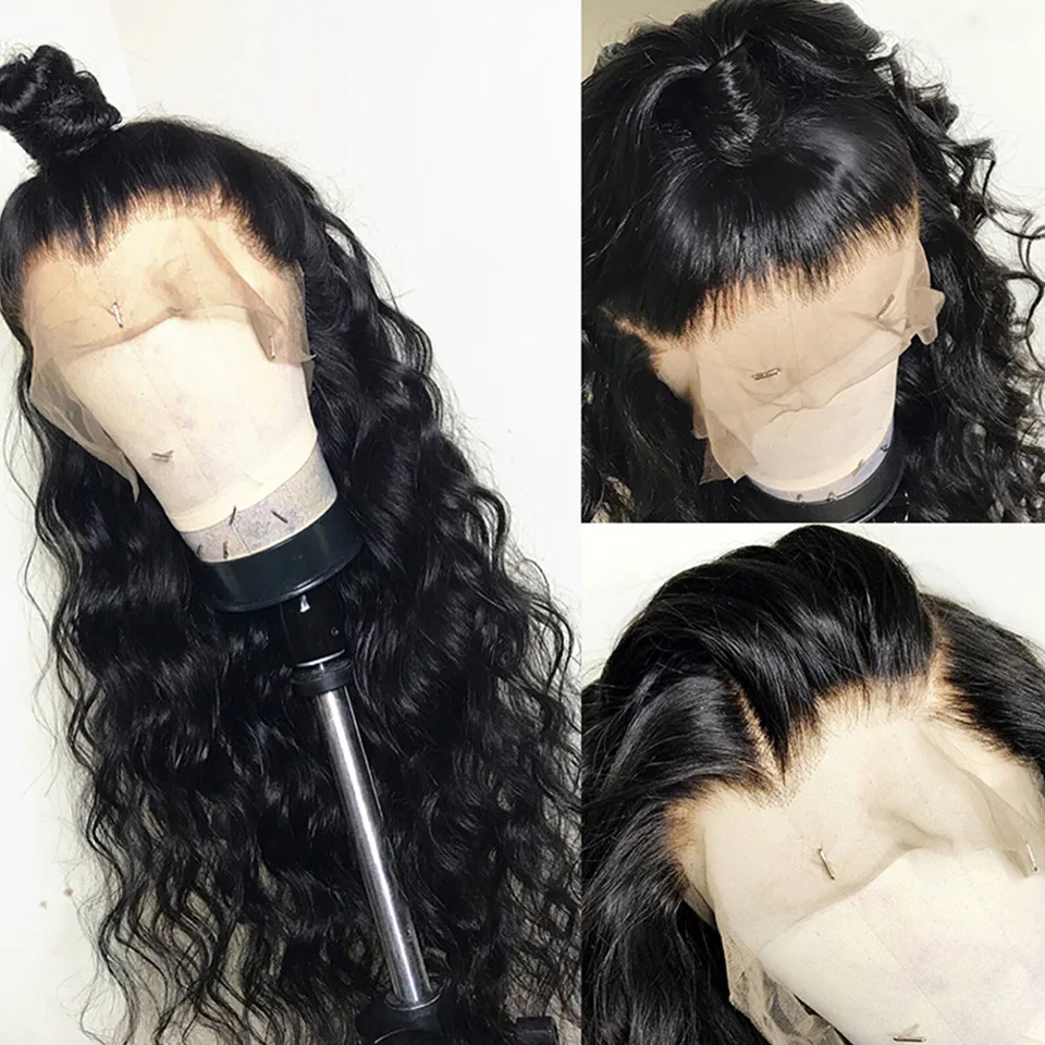 

2019 New 360 Lace Frontal Human Hair Wig Malaysian Loose Wave Virgin Hair Lace Front Human Hair Wigs For Black Women