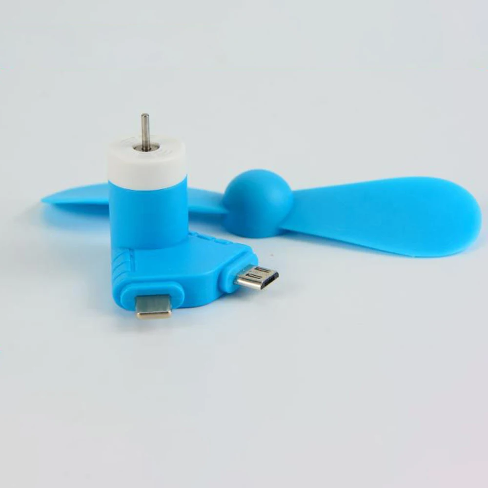 Hot Summer Portable Mobile Personalised Fans 2 In 1 Mini Usb Fan Bundle