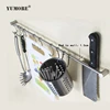 Solid 304 stainless steel wall hanging pots pans kitchenware decor hooks