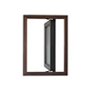 corner butt joint glass window/glass color changing window/fixed glass windows