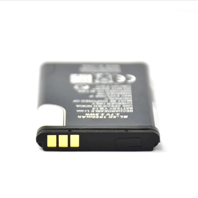 

Original Mobile Battery 1020mAh Low Price 523450 Battery Cell OEM Li-ion Phone Battery for Nokia BL-5C, Black