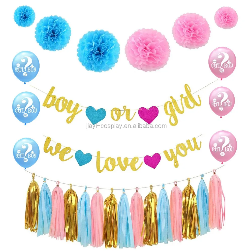 paper love tassel banner