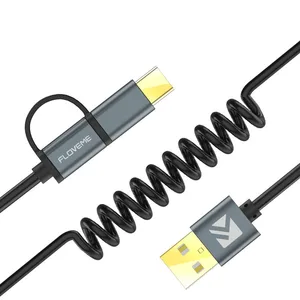 FLOVEME Spring 2 1 USB Fast Charging Cable