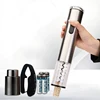 Great as a Birthday Thank You Get Well Soon New Baby Luxury Stainless Steel Cordless Electric Wine Opener Set with Foil Cutter
