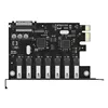 ORICO SuperSpeed USB 3.0 7 Port PCI-E Express Card with a 15 pin SATA power connector VL805 and VL812 Chipsets PVU3-7U