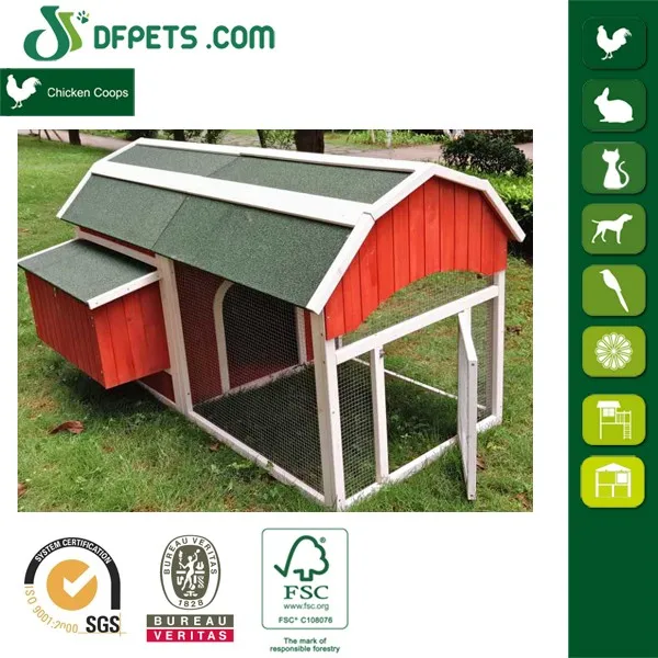 Arc Waterproof Red Barn Wooden Chicken Coop Buy Chicken Hen Red