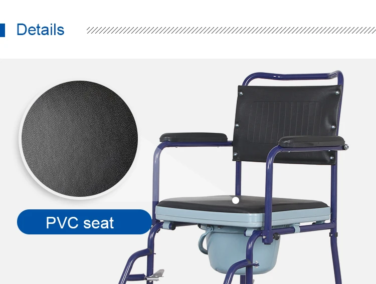 Kaiyang Oem Ky692e Commode Wheelchairs With Small Wheels Powder Coated