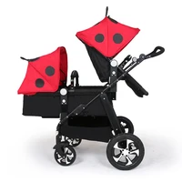 

Wholesale Free shipping Aluminum Alloy Twin baby stroller Cheap Price easy folding Safe double twin baby pram