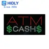 Wholesale Factory ATM To Cash LED Sign 9*19'' High Bright and Eye-attracting LED Sale Advertising Display for ATM