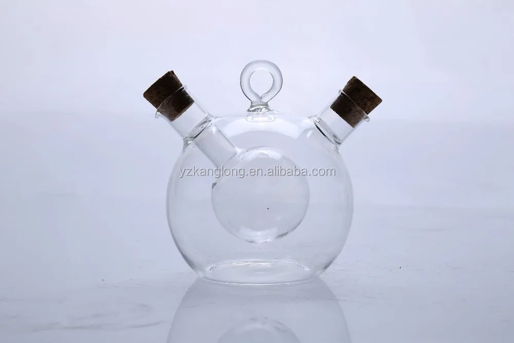 Decorative Glass Bottle Olive Oil And Vinegar Bottles Cruets