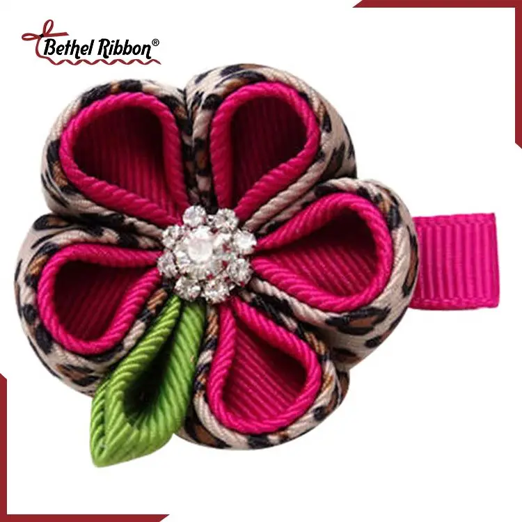 Hair Bows Headband(ribbon Sculpture clip)043